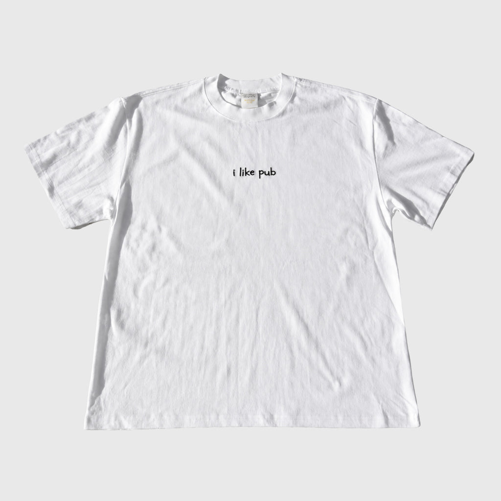 i like pub tee (white)