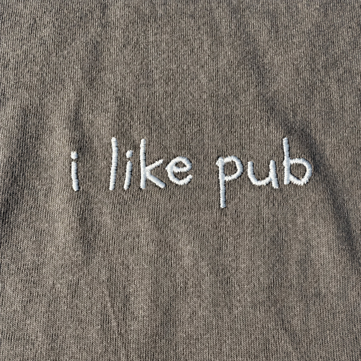 i like pub tee (charcoal grey)
