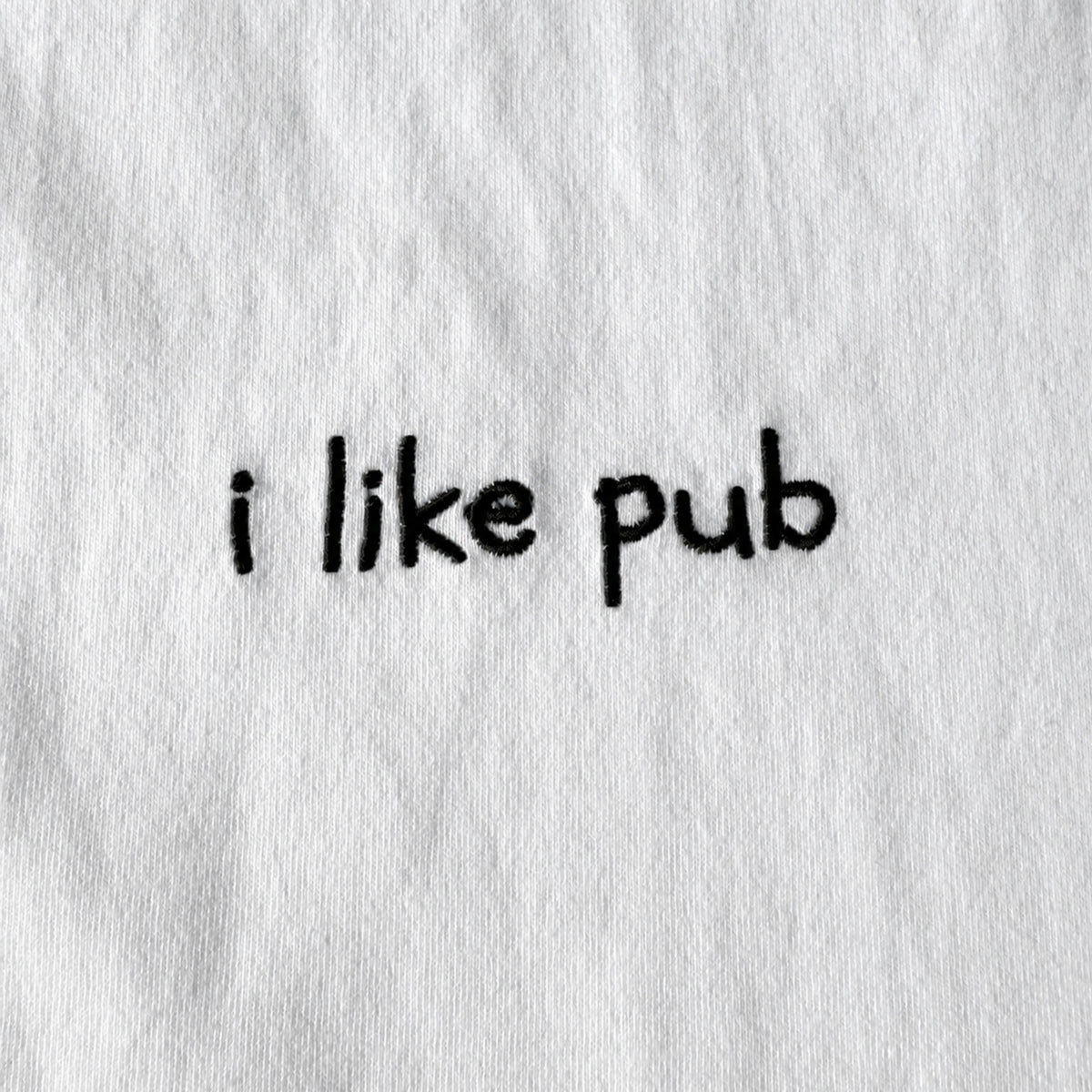 i like pub tee (white)